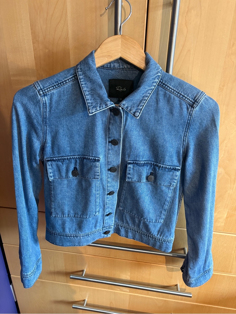 Rails Steffi Denim Jacket XS - Picture 2 of 16